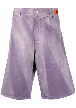 Heron Preston faded effect bermuda shorts - Purple