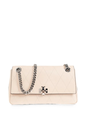 Tory Burch Charlie diamond-quilted shoulder bag - Neutrals