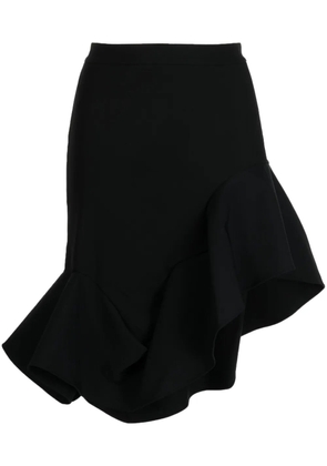 JNBY asymmetric midi skirt - Black