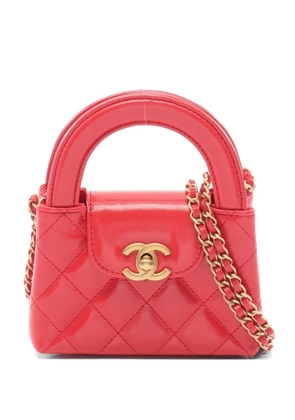 CHANEL Pre-Owned 2021 mini matelasse tote bag - Red