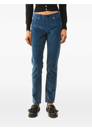 Loro Piana Pre-Owned slim-leg corduroy trousers - Blue