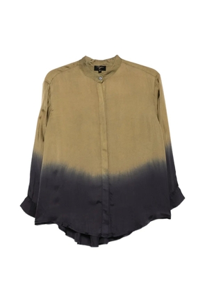 RAGA buttoned band-collar shirt - Neutrals
