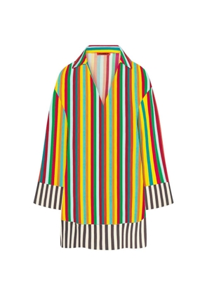 Simon Miller Diaz striped mini dress - Red