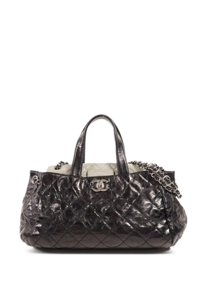 CHANEL Pre-Owned CC diamond-quilted handbag - Black