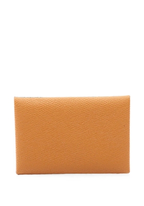 Hermès Pre-Owned 2020 Calvi Epsom coin purse - Neutrals