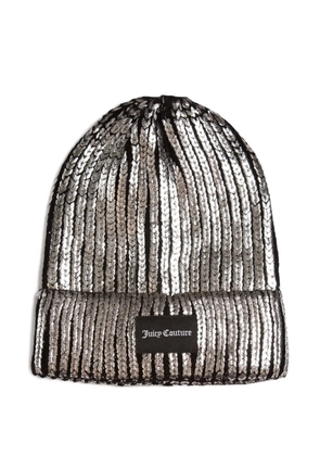 Juicy Couture sequin-embellished beanie hat - Black