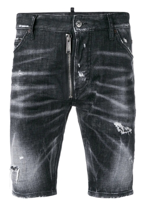 DSQUARED2 distressed denim shorts - Black