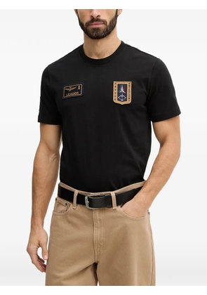 Aeronautica Militare Frecce Tricolori patch-detail T-shirt - Black