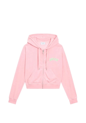 Juicy Couture Collegiate cropped hoodie - Pink