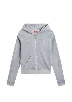 Juicy Couture Heritage velour hoodie - Grey