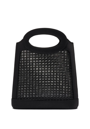 Malone Souliers mini Aura sequined-mesh tote bag - Black