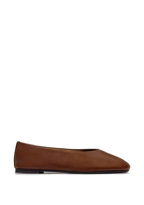 Bernardo Meredith leather ballet flats - Brown