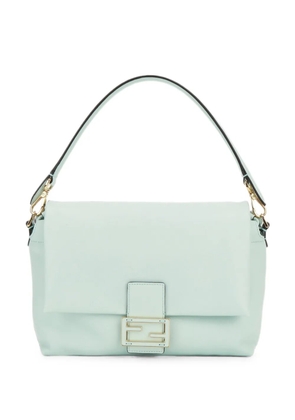FENDI medium Mamma Baguette leather shoulder bag - Green