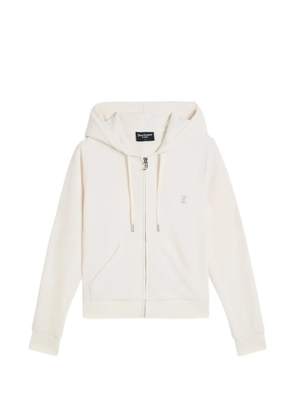 Juicy Couture crystal-embellished hoodie - Neutrals