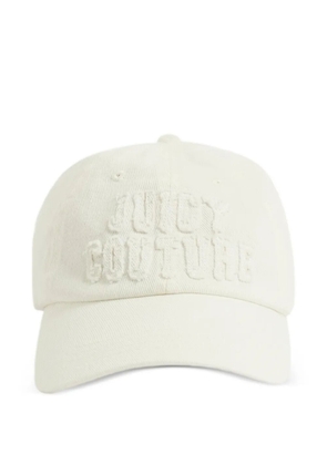 Juicy Couture logo-embroidered denim cap - Neutrals