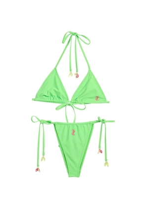 Juicy Couture fruit-charm bikini - Green