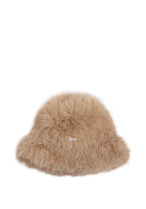 Juicy Couture logo-plaque bucket hat - Neutrals