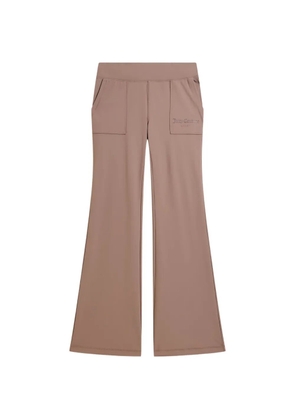 Juicy Couture logo-print flared track pants - Neutrals