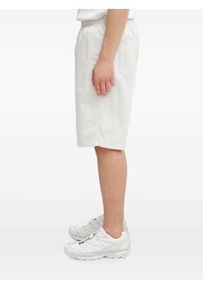 Gramicci elasticated logo-patch shorts - Neutrals