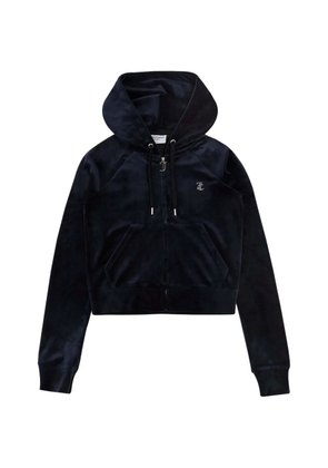 Juicy Couture diamanté velour hoodie - Blue