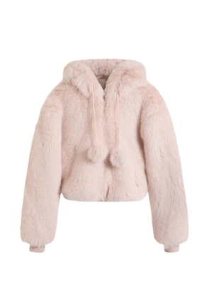 Juicy Couture faux-fur hooded jacket - Pink