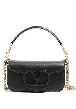 Valentino Garavani Locò small shoulder bag in calfskin - Black