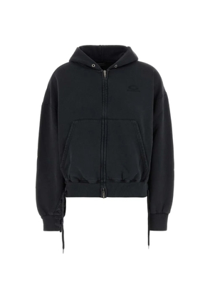 Balenciaga zip-fastening hoodie - Black