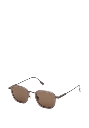 Zegna square-frame sunglasses - Brown