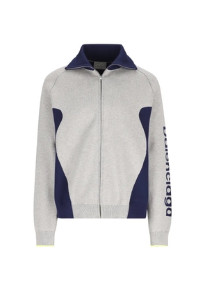 Balenciaga jacquard-knit color-block jacket - Grey