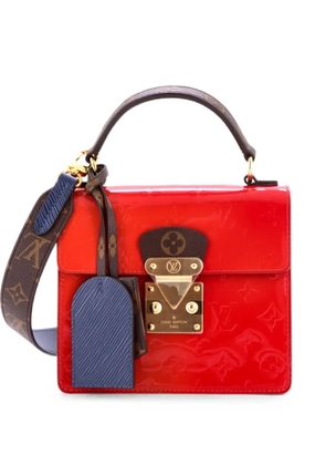 Louis Vuitton Pre-Owned Spring Street NM Handbag Monogram Vernis with Monogram Canvas and Epi Leather shoulder bag - Red