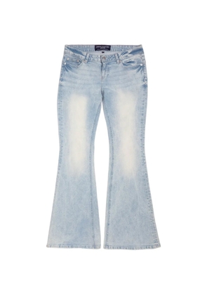 Juicy Couture diamanté-embellished flared jeans - Blue