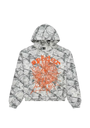 SP5DER Real Tree OG Web V2 full-zip hoodie - White