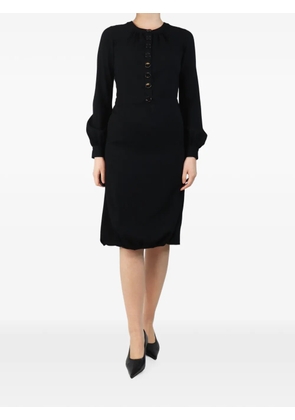 Burberry Pre-Owned long-sleeve mini dress - Black