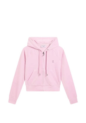 Juicy Couture diamanté-logo hoodie - Pink