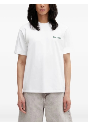 Barbour Crossby Archive Logo oversize-fit T-shirt - White