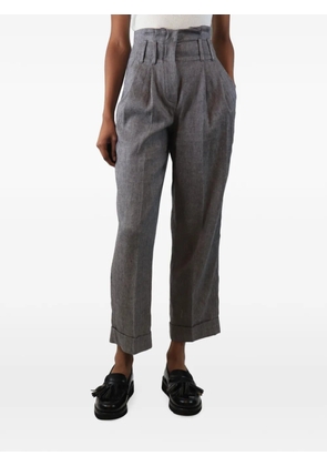 Brunello Cucinelli Vintage high-waist pleated trousers - Grey