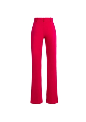 PINKO pressed-crease split-hem trousers
