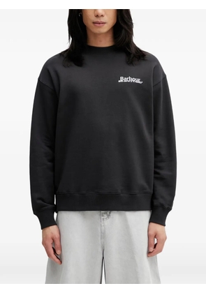 Barbour logo-print water-resistant sweatshirt - Black