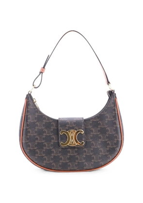 Celine Pre-Owned Ava Triomphe Bag Triomphe Coated Canvas shoulder bag - Brown