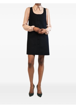 Nº21 layered pinafore mini dress - Black