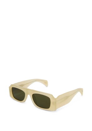 Jil Sander Edition 4 rectangle-frame sunglasses - Neutrals
