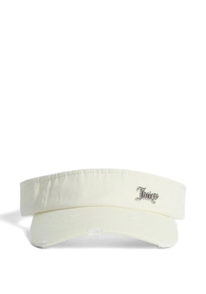 Juicy Couture distressed denim visor - Neutrals