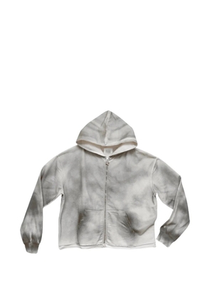 NORMFORM double-layer distressed hoodie - Grey