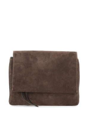 GIANNI CHIARINI small Three suede shoulder bag - Brown