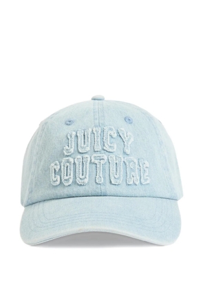 Juicy Couture logo-embroidered denim cap - Blue