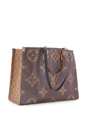 Louis Vuitton Pre-Owned OnTheGo Reverse Monogram Giant GM tote bag - Brown