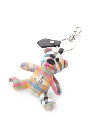 Vivienne Westwood Pre-Owned Orb teddy bear bag charm - Neutrals