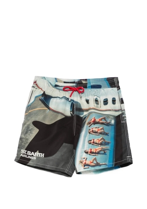MC2 Saint Barth x Rick Dick Gustavia swim shorts - Black