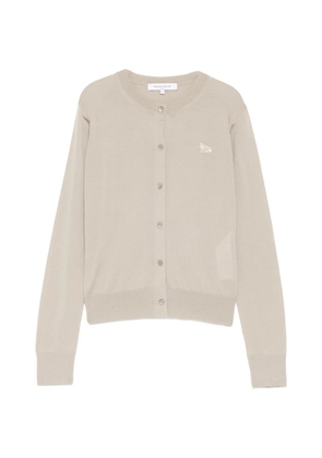 Maison Kitsuné Baby Fox cardigan - Neutrals