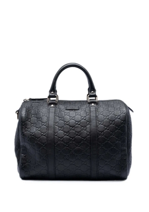 Gucci Pre-Owned 2016-2026 Medium Guccissima Joy boston bag - Black